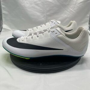 NEW Nike Zoom Rival Multi Event Track Running Shoes White/Bright Spruce/Green